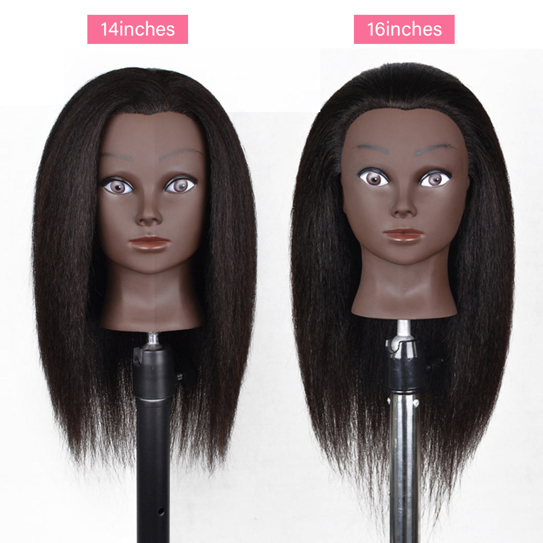 Hair Mannequin Head For Braiding Manikin Head Hairdresser Professional USA