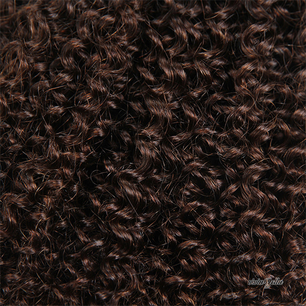 Afro Kinky Curly Clip-in Virgin Human Hair Extension-3C/4A