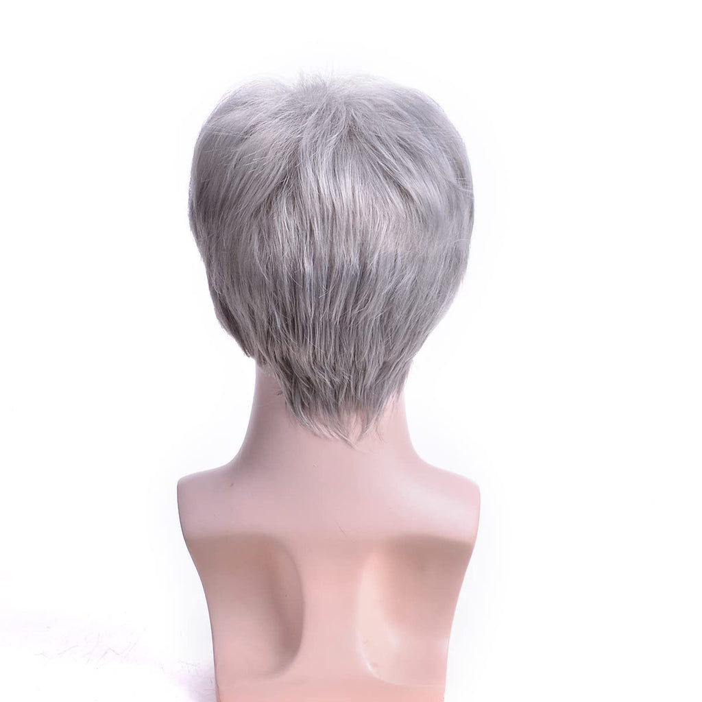 viviaBella Short Hair for Men Heat Resistant Synthetic Hair Wig for Men